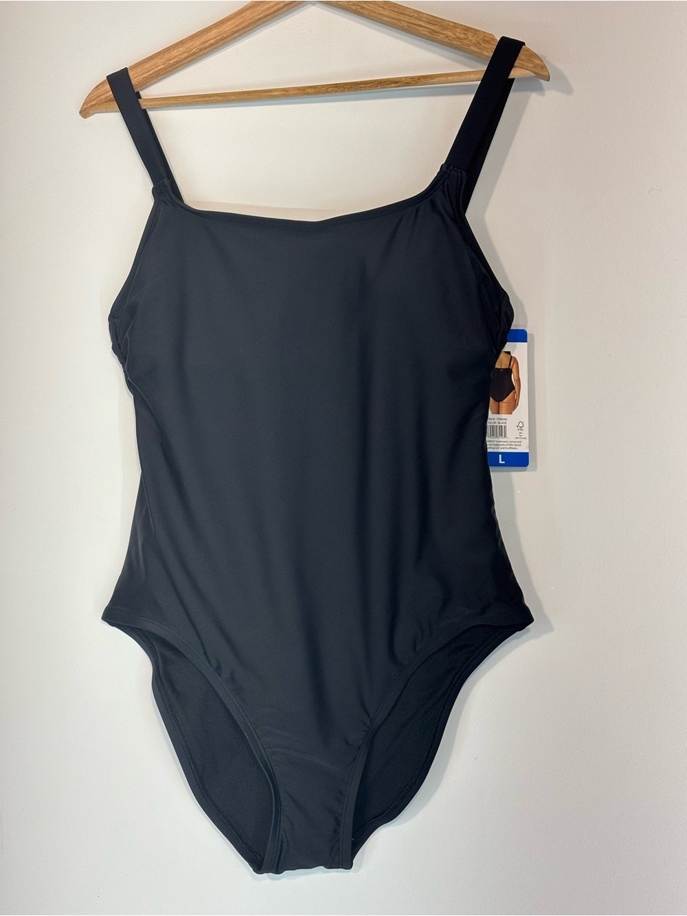 NWT Hurley Women's Black One-Piece Swimsuit - UPF 50+ Size L - Picture 3 of 5